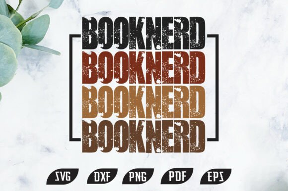 Booknerd PNG Retro Bookish Png