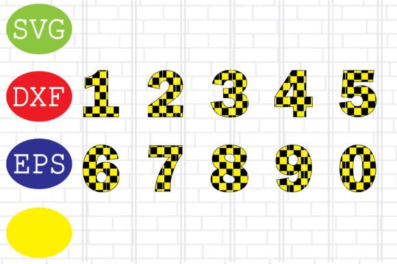 Checkered Number, Checkered Alphabet Svg Review