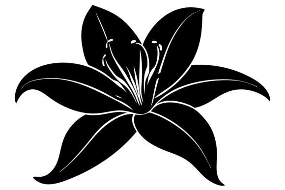Elegant Black and White Flower SVG Review