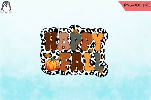 Happy Fall Retro Leopard Aesthetic PNG Review