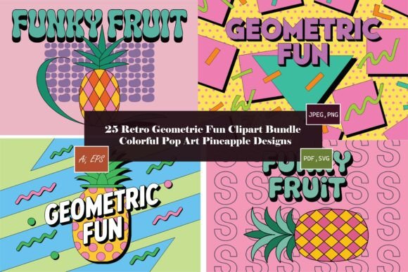Retro Geometric Pop Art Bundle Review