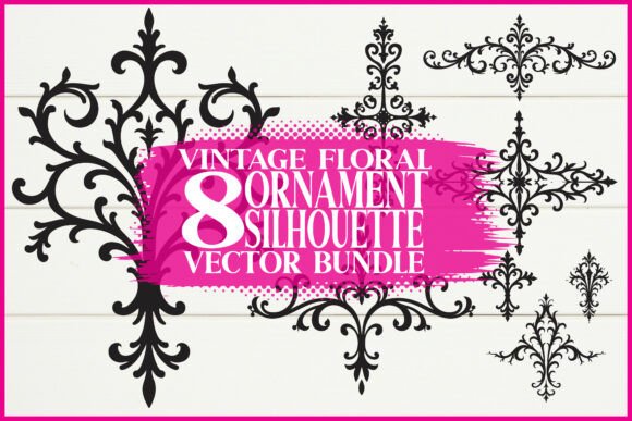 Retro Ornament Vector Silhouette Bundle Review