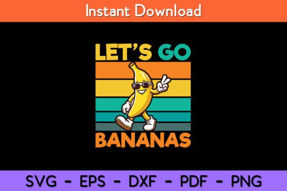 Retro Vintage Funny Banana Let Go Banana Review