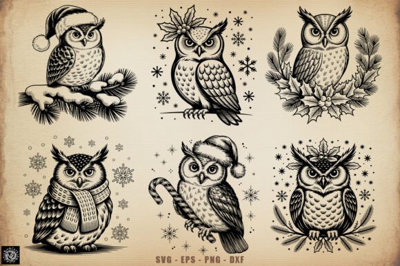 Santa Hat Christmas Owl SVG Bundle Review