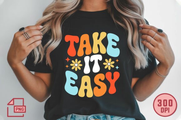 Take It Easy Retro Motivational Art Review